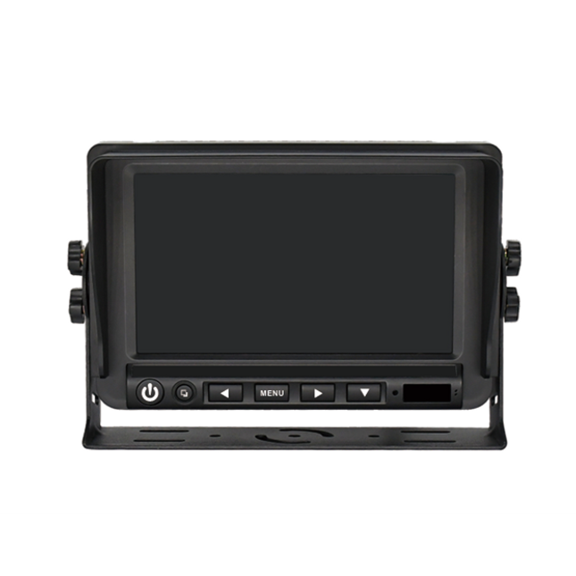 7-inch display | 1024*600 | U-shaped bracket | Single-channel aviation input | 4PIN power connector