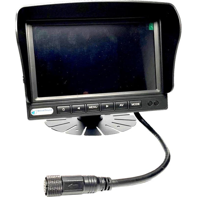 7" Color LCD Display, AHD/CVBS, 4 Port, Quad Viewing, Non Touchscreen, Non Recording, OSD Lock, Poly