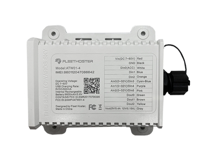 Wired Asset Tracker | 4G LTE CAT-M1 | IP67 | Includes BLE 5.0 | 9600mAh Back-up Battery