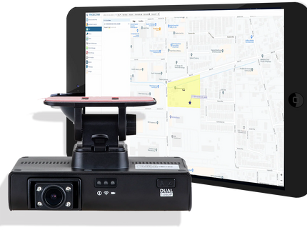 FleetFlix AI+ Pro Dual Dash Camera | 4G LTE | 1080P/1080P | Includes 128GB SD