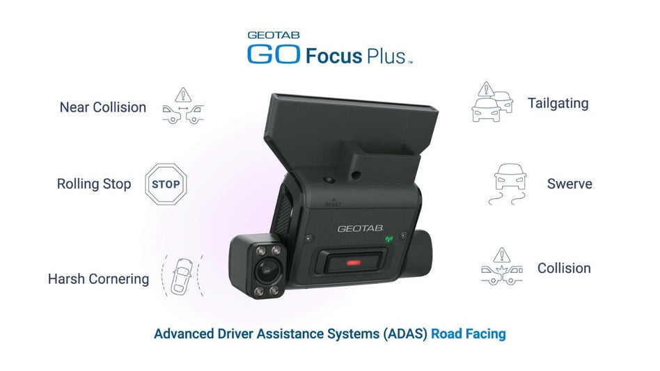 Geotab GO Focus Plus AI Dual Dash Camera Fleet Hoster geotab-go-focus-plus-ai-dual-dash-camera-fleet-hoster