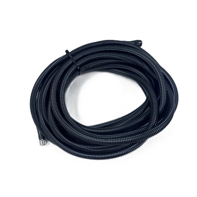 25' 6p mini-din Male Threaded to 6p mini-din Female Threaded braided Stainless Steel Camera Cable