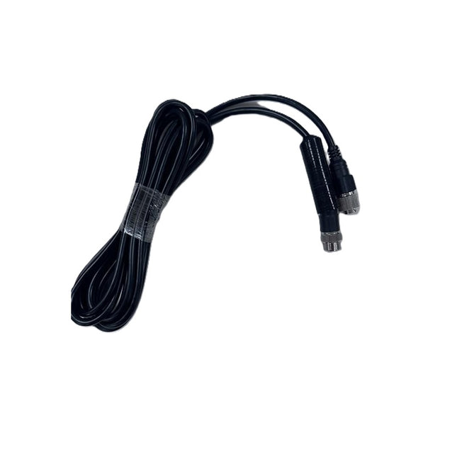 10' 4p Aircraft Male Threaded to 4p Aircraft Female Threaded Connector Camera Cable (Shielded)