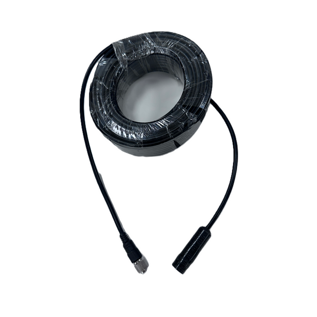 42' 4p Aircraft Male Threaded to 4p Aircraft Female Threaded Connector Camera Cable (Shielded)