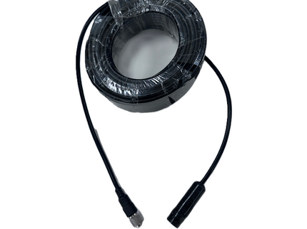 66' 4p Aircraft Male Threaded to 4p Aircraft Female Threaded Connector Camera Cable (Shielded)